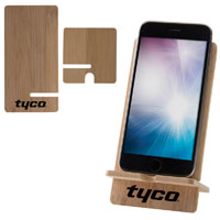 BAMBOO WOOD CELL PHONE STAND