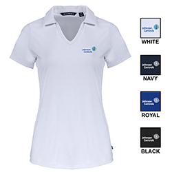 LADIES DAYBREAK ECO V-NECK POLO